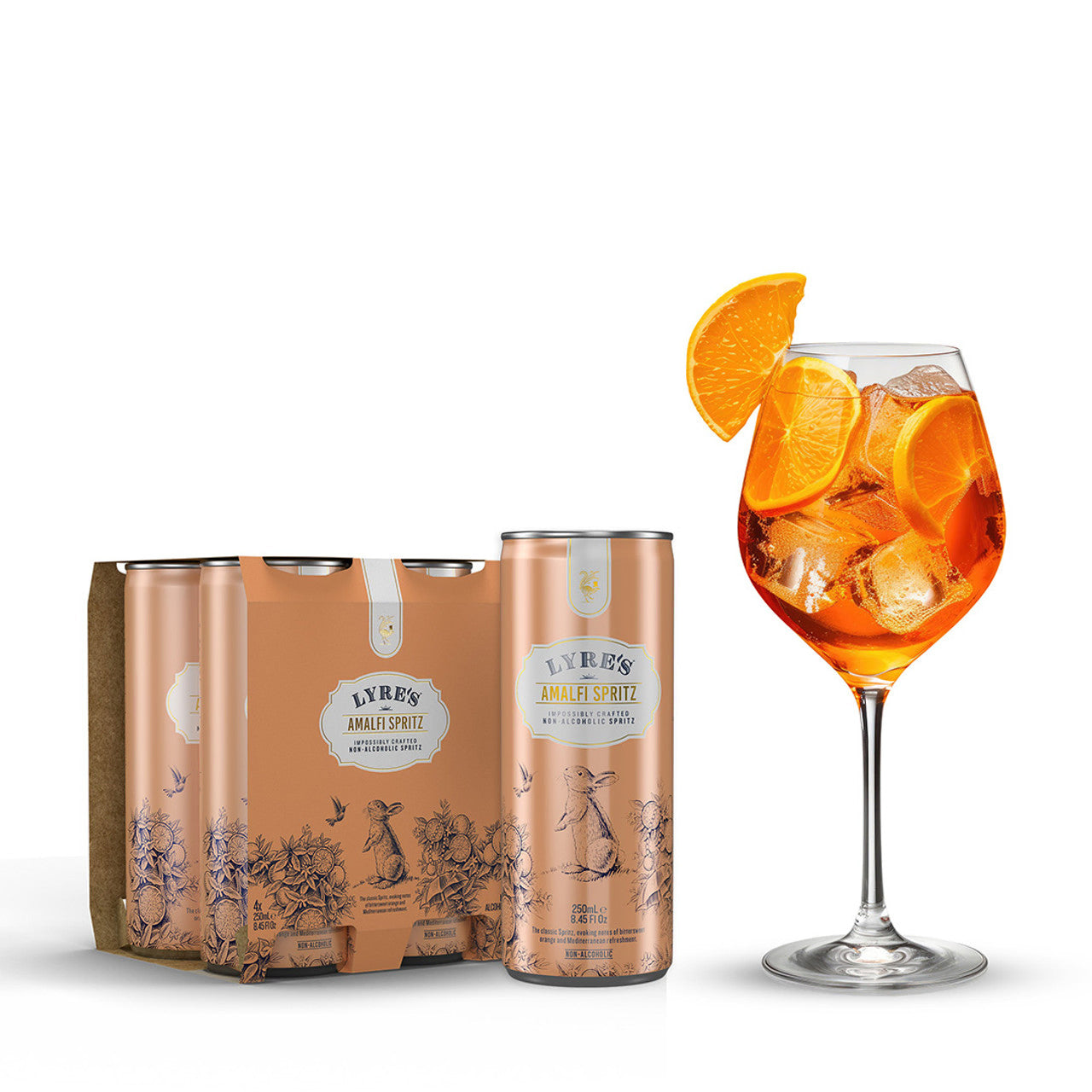 Lyre's – Amalfi Spritz (4 pack, 250mL cans)