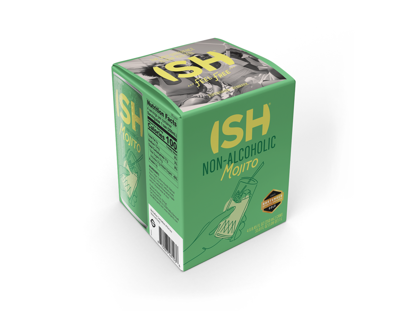 ISH Mojito (4 pack, 250mL cans)