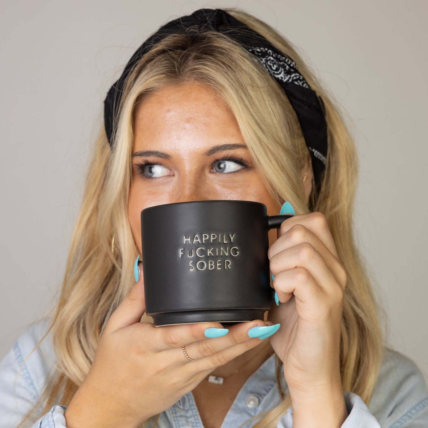 Happily F*N Sober Mug